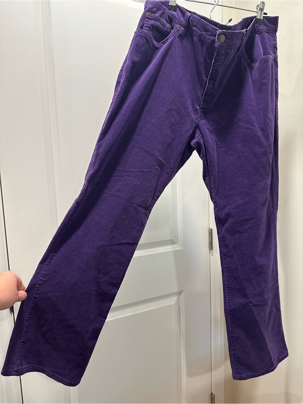 Ralph Lauren Classic Straight Purple Corduroy Jeans